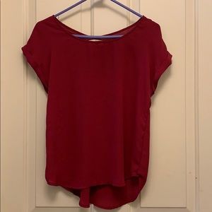 Pinkish/maroon dress blouse